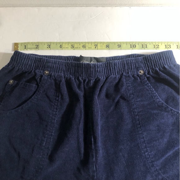 Jeno Newman Corduroy Pull-On Pants Blue Women’s 12 - Picture 5 of 6